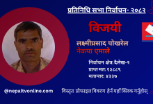 Photo of दैलेख-२ बाट एमालेका लक्ष्मीप्रसाद पोखरेल विजयी