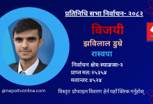 Photo of स्याङ्जा-२ मा रास्वपाका डुम्रे निर्वाचित