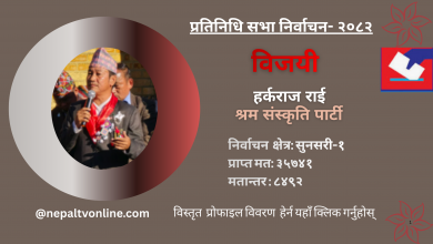 Photo of सुनसरी-१ बाट हर्क साम्पाङ विजयी