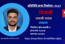 Photo of सप्तरी–२ मा रास्वपाका यादव निर्वाचित