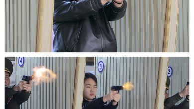 Photo of किम र छोरीले गरे नयाँ पेस्तोलको परीक्षण