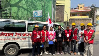Photo of नेपाल रेडक्रसका प्राथमिक उपचार स्वयंसेवक मतदान केन्द्र परिसरमा परिचालित