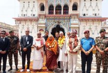 Photo of प्रधानमन्त्री कार्कीद्वारा जानकी मन्दिरमा दर्शन तथा पूजाआराधना