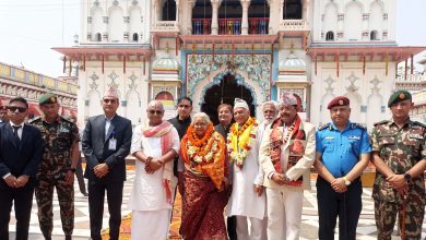 Photo of प्रधानमन्त्री कार्कीद्वारा जानकी मन्दिरमा दर्शन तथा पूजाआराधना