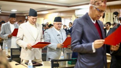 Photo of राष्ट्रियसभाका नवनिर्वाचित सदस्यद्वारा शपथ ग्रहण