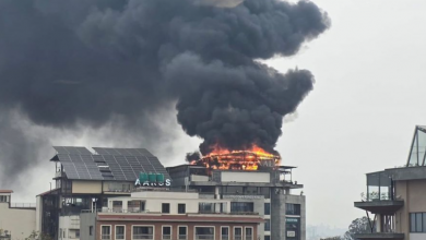 Photo of ललितपुरको पुल्चोकस्थित दाउरा थकालीमा आगलागी