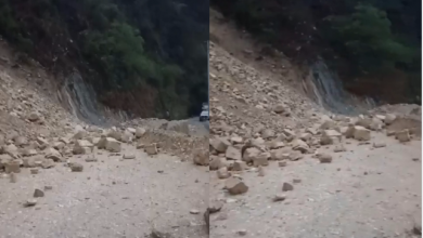 Photo of भीमफेदीमा पहिरो, कान्ति लोकपथ अवरुद्ध