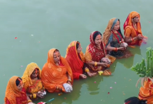 Photo of चैती छठ पर्वको तेश्रो दिन आज अस्ताउँदो सूर्यलाई अर्घ अर्पण