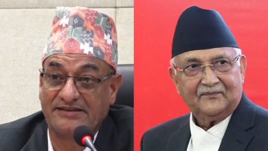 Photo of ओली र लेखकलाई  स्वास्थ्य परीक्षणका लागि अस्पताल लगियो