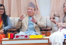 Photo of प्रधानन्यायाधीशसँग मन्त्री गौतमद्वारा शिष्टचार भेट