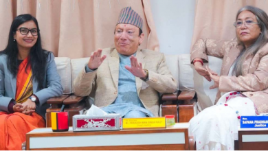 Photo of प्रधानन्यायाधीशसँग मन्त्री गौतमद्वारा शिष्टचार भेट