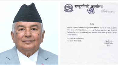 Photo of राष्ट्रपतिद्वारा संघीय सदनको अधिवेशन अह्वान