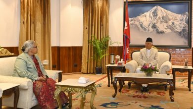 Photo of निर्वाचन तयारी बारे राष्ट्रपतिलाई प्रधानमन्त्रीको व्रिफिङ्