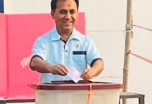 Photo of कांग्रेस उपसभापति शर्माद्वारा मतदान