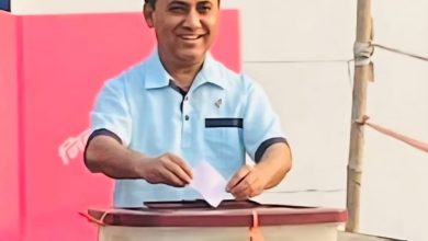 Photo of कांग्रेस उपसभापति शर्माद्वारा मतदान