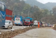 Photo of वर्षाका कारण दाउन्ने सडक खण्ड अवरुद्ध