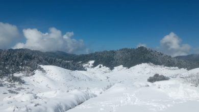 Photo of सुदूरको  प्रमुख पर्यटकीय स्थल खप्तड क्षेत्रमा  हिमपात