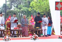 Photo of नवनियुक्त प्रधानमन्त्री शाहबाट शपथ ग्रहण