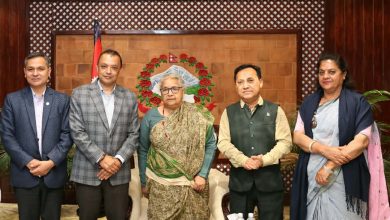 Photo of प्रधानमन्त्रीसँग कांग्रेस सभापति थापासहित पदाधिकारीको भेट