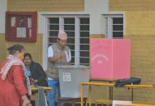 Photo of श्रम संस्कृति पार्टीका अध्यक्ष हर्क साम्पाङद्वारा मतदान