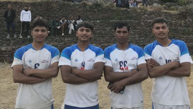 Photo of भलिबलको एउटै टिममा परिवारका चार जना सदस्य