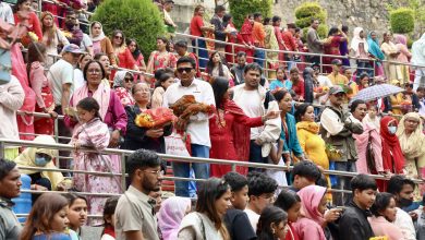 Photo of नयाँ बर्षको नयाँ वर्षको अवसरमा मन्दिरमा दर्शनार्थीको घुइँचो