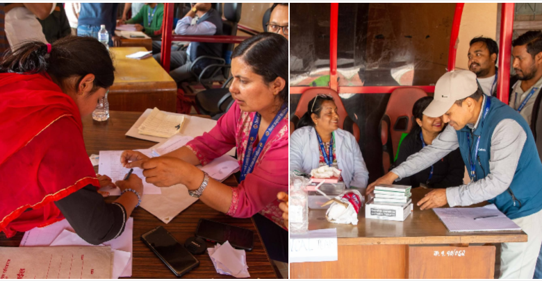 स्थानान्तरण गरिएका सुकुम्बासीहरुको स्क्रिनिङ्सँगै स्वास्थ्य जाँच तथा परामर्श 