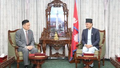 Photo of सभामुख अर्यालसँग चिनियाँ राजदूतको शिष्टचार भेट