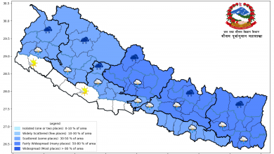 Photo of पश्चिमी वायुको प्रभावले देशका विभिन्न भागमा बदली, केही स्थानमा वर्षा र चट्याङको सम्भावना