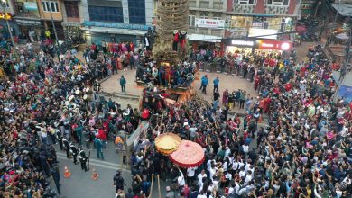 Photo of ललितपुरमा रातो मच्छिन्द्रनाथको रथारोहण