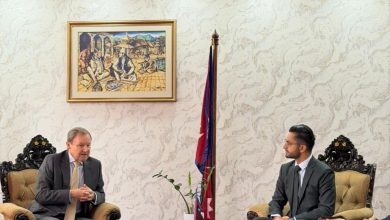 Photo of शिक्षामन्त्री पोखरेलसँग बेलायतका राजदूतको शिष्टाचार भेट