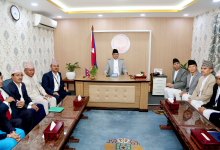 Photo of नवनियुक्त सभामुख अर्यालको पदबहाली