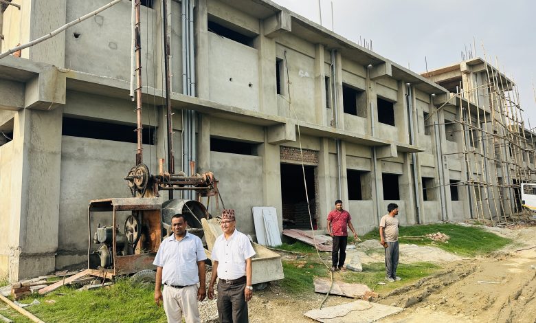 लहान नगर अस्पताल निर्माण अन्तिम चरणमा