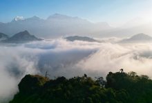 Photo of जलजलामा हिमाल र बादलको लुकामारी