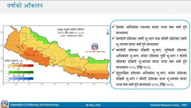 Photo of मनसुन अवधिमा सरदरभन्दा कम वर्षा र तापक्रम बढ्ने पूर्वानुमान