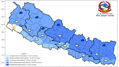 Photo of केही स्थानमा मनसुन फैलिने सम्भावना, कोशीमा भारी वर्षाको चेतावनी