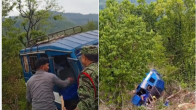 Photo of बिग्रिएको टेम्पो हटाउने क्रममा भिरबाट खसेको हो
