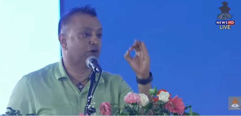 रास्वपालाई काँग्रेस सभापति थापाको आग्रह, निलो झण्डामुनि रातो बलिदान नबिर्सनू