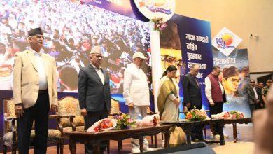 Photo of पूर्व राष्ट्रपति भण्डारी सहित शीर्ष कम्युनिस्ट नेताहरू एउटै मञ्चमा