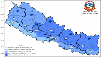 Photo of देशभर साधारणतया बादल लाग्ने