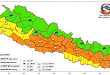 Photo of सक्रिय हुँदै, असार १६ र १७ गते केही स्थानमा मुसलधारे वर्षा हुने