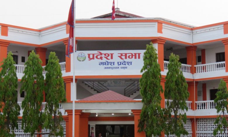 मधेस प्रदेशसभा बैठक बस्दै – सार्वजनिक सेवा प्रसारण संस्था