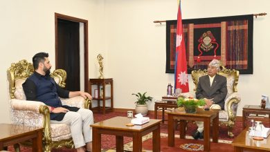 Photo of राष्ट्रपति पौडेलसँग रास्वपा सभापति लामिछानेको भेट