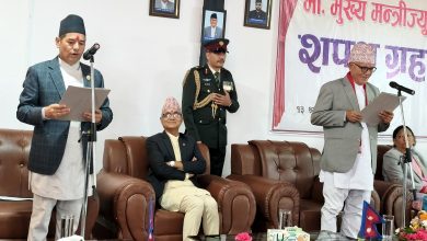 Photo of कर्णालीमा नवनियुक्त मुख्यमन्त्री शाहीको शपथ