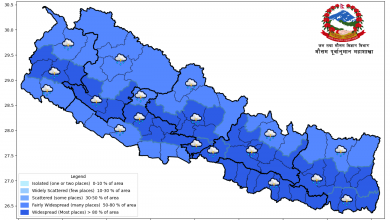 Photo of मनसुन सक्रियः केही क्षेत्रमा भारीदेखि अति भारी वर्षाको सम्भावना, सतर्कता अपनाउन आग्रह