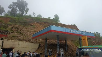 Photo of गोरखामा पहिरोले पेट्रोल पम्पमा क्षति, पाँच वटा मोटरसाइकल पुरिए