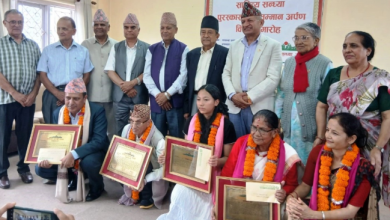 Photo of पाँच स्रष्टालाई साहित्य सन्ध्या पुरस्कार तथा सम्मान