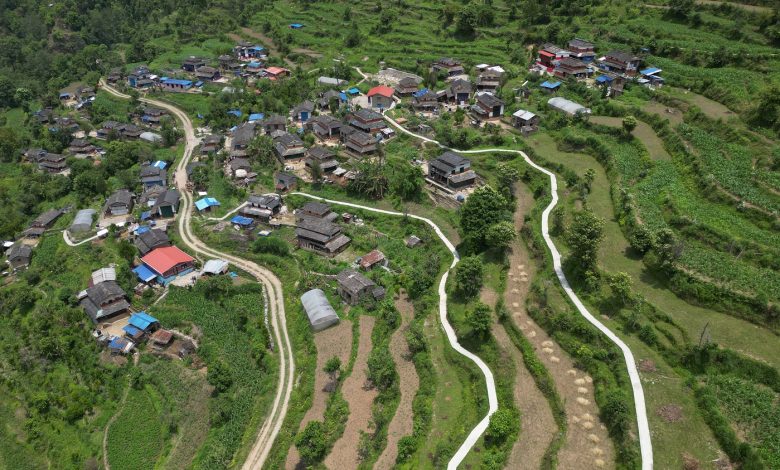 म्याग्दीमा चार किलोमिटर पदमार्ग निर्माण