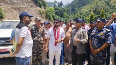 Photo of सालझण्डी–ढोरपाटन सडकको कालोपत्रे कार्य यसै बर्ष अघि बढ्छ: मन्त्री लम्साल