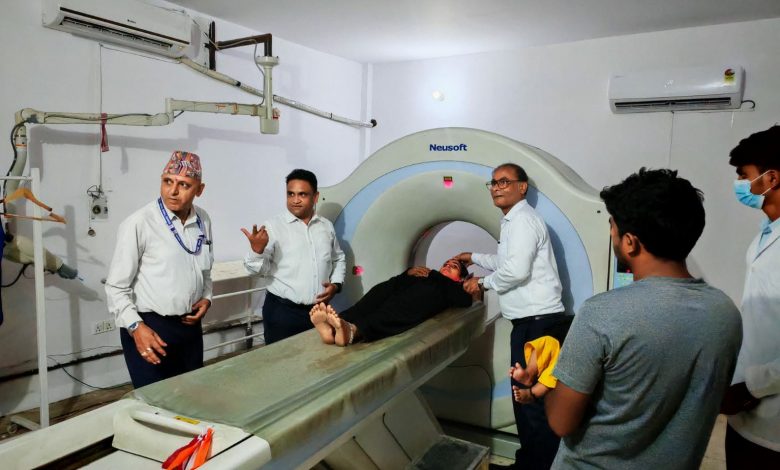 भेरी अस्पतलामा दुई वर्षदेखि बन्द रहेको सिटी स्क्यान मेसिन सञ्चालन
